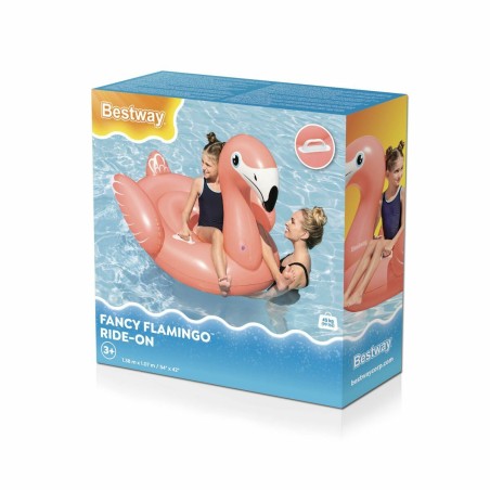 Bestway Inflatable Flamingo with Handles 138x107 cm +3 Years Beach & P