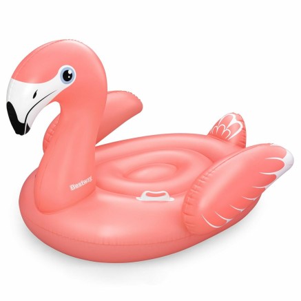 Bestway Flotteur Flamant Rose avec Poignées 168x120 cm +3 Ans Plage P