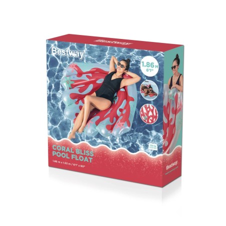 Bestway Luftmatratze Coral 186x153 cm Strand und Pool 43724
