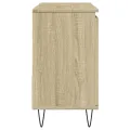 Armoire salle de bain chêne sonoma 65x33x60 cm