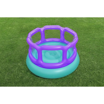 Bestway Inflatable Bouncer with Balls 152x152x84 cm +3 Years Indoor & 2