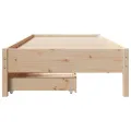 Cadre de lit sans matelas 90x200 cm bois de pin massif