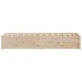 Cadre de lit sans matelas 90x200 cm bois de pin massif
