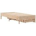 Cadre de lit sans matelas 90x200 cm bois de pin massif
