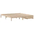 Cadre de lit sans matelas 180x200 cm bois massif de pin