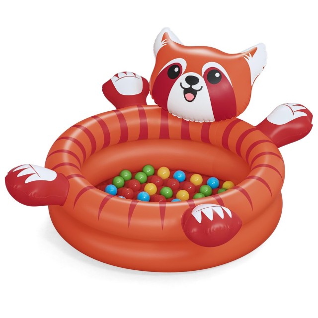 Bestway Piscine à Boules Gonflable Panda 107x94x58 cm +2 Ans Intérie