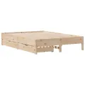 Cadre de lit sans matelas 160x200 cm bois massif de pin