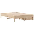 Cadre de lit sans matelas 160x200 cm bois massif de pin