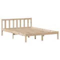 Cadre de lit sans matelas 150x200 cm bois de pin massif