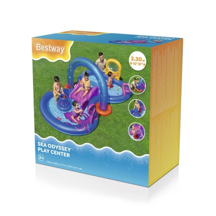 Bestway Aufblasbares Spielpool Abenteuer Meer 330x188x117 cm +2 Jahre 2
