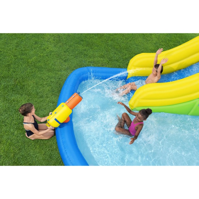 Bestway Piscina Parco Acquatico Gonfiabile 435x286x267cm + 5 Anni Giar
