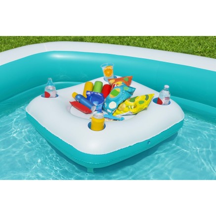 Bestway Piscine Gonflable Enfant 2 Chambres Family Table Flottante 218 2