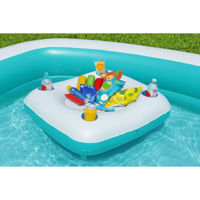 Bestway Piscina Hinchable Infantil 2 Camaras Family Mesa Flotante 218x