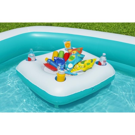 Bestway Piscina Gonfiabile Bambini 2 Camere Family 218x218x48 cm +6 An