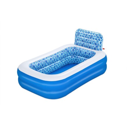 Bestway Piscina Gonfiabile in Silicona con Spruzzatore 229x152x196 cm
