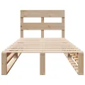 Cadre de lit sans matelas 90x190 cm bois de pin massif