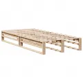 Cadre de lit sans matelas 90x190 cm bois de pin massif