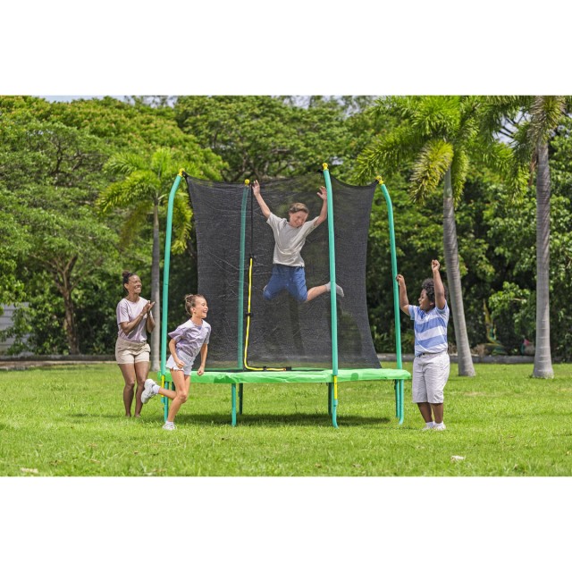 Bestway Cama da Saltar Infantile 244x220 cm +6 Anni Giardino 59102