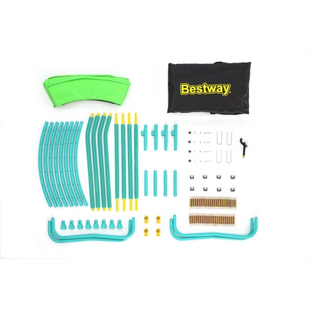 Bestway Kindertrampolin 244x220 cm +6 Jahre Garten 59102