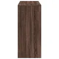 Table de bar avec étagère chêne marron bois d'ingénierie
