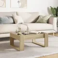Table basse avec LED infini chêne sonoma 70x53x30 cm