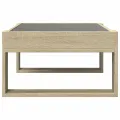 Table basse avec LED infini chêne sonoma 70x53x30 cm