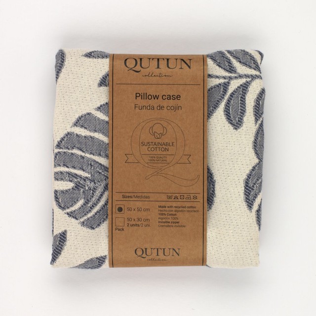 Kussenhoes Alexandra House Living Ordesa Blauw 30 x 50 cm 30 x 1 x 50