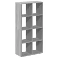 Étagère séparatrice de pièce sonoma gris 69,5x29x137,5 cm