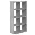 Étagère séparatrice de pièce sonoma gris 69,5x29x137,5 cm