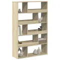 Bibliothèque chêne sonoma 100x33x156,5 cm bois d'ingénierie