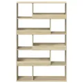 Bibliothèque chêne sonoma 100x33x156,5 cm bois d'ingénierie