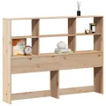 Tête de lit avec rangement 160 cm bois massif de pin