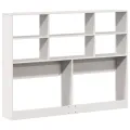 Tête de lit avec rangement blanc 140 cm bois massif de pin