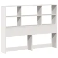Cadre de lit sans matelas blanc 140x200 cm bois de pin massif