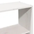 Cadre de lit sans matelas blanc 140x200 cm bois de pin massif