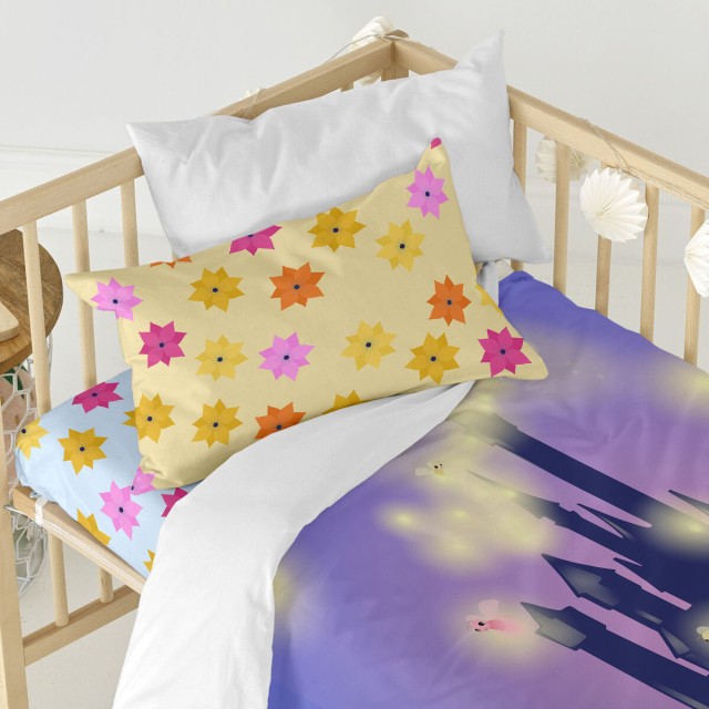 Duvet cover set HappyFriday Mr Fox Long braid Multicolour 2 Pieces
