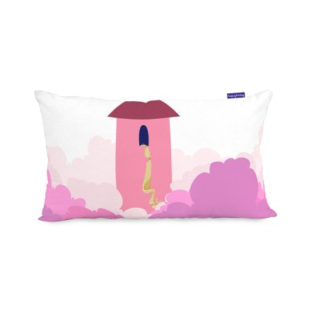 Housse de coussin HappyFriday Mr Fox Long Braid Multicouleur 50 x 30 c