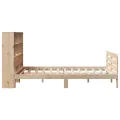 Cadre de lit sans matelas 140x200 cm bois massif de pin