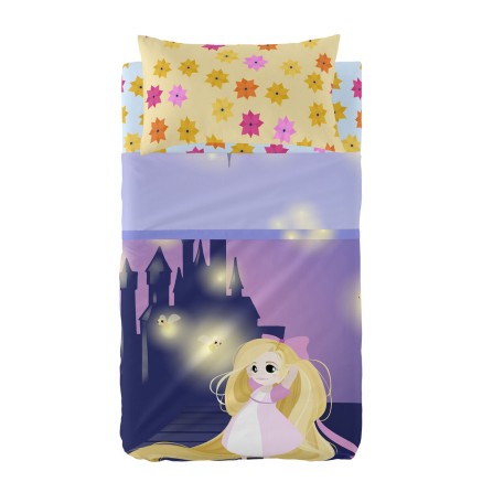 Jeu de draps HappyFriday Mr Fox Long Braid Multicouleur Lit de bébé