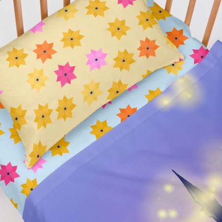 Bedding set HappyFriday Mr Fox Long Braid Multicolour Baby Crib 2 Piec