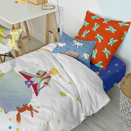 Duvet cover set HappyFriday Le Petit Prince Multicolour Single 2 Piece