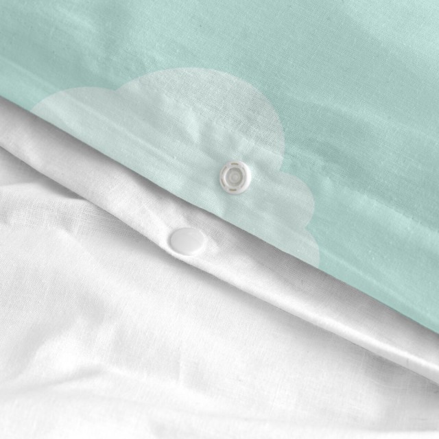 Duvet cover set HappyFriday Happynois Rainbow Multicolour Baby Crib 2