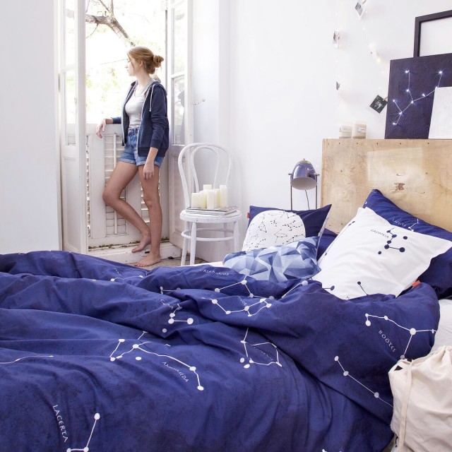 Housse de Couette HappyFriday Blanc Cosmos Multicouleur 220 x 220 cm