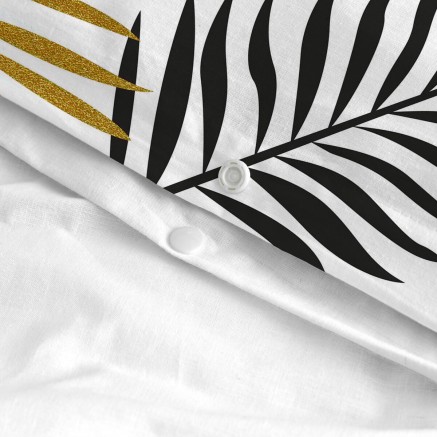 Bettdeckenbezug HappyFriday Blanc Foliage Bunt 200 x 200 cm 2