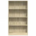 Bibliothèque chêne sonoma 80x24x143 cm bois d'ingénierie