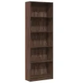 Bibliothèque chêne marron 60x24x176 cm bois d'ingénierie