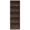 Bibliothèque chêne marron 60x24x176 cm bois d'ingénierie