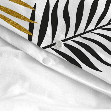 Copripiumino HappyFriday Blanc Foliage Multicolore 220 x 220 cm