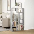 Bibliothèque sonoma gris 72x20x120 cm bois d'ingénierie