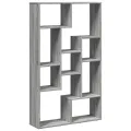 Bibliothèque sonoma gris 72x20x120 cm bois d'ingénierie